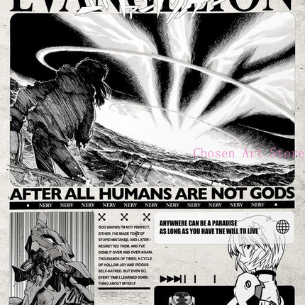90s Japanese Classic Anime Series Retro Poster Print Canvas Art Pictures Home for Living Room and Bedroom Wall Modern Decor