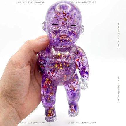 Squishy Babies Glitter Purple Baby Squishy Slow Rising Sugar Swaps Style Stress Relief Fidget Toys Easter Stuffers Party