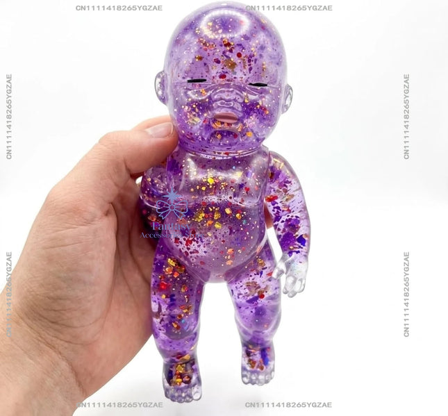 Squishy Babies Glitter Purple Baby Squishy Slow Rising Sugar Swaps Style Stress Relief Fidget Toys Easter Stuffers Party