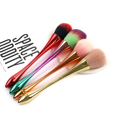 Rose Gold Powder Blush Brush Professional Make Up Brush Large Cosmetic Face Cont Cosmetic Face Cont brocha colorete Make Up Tool