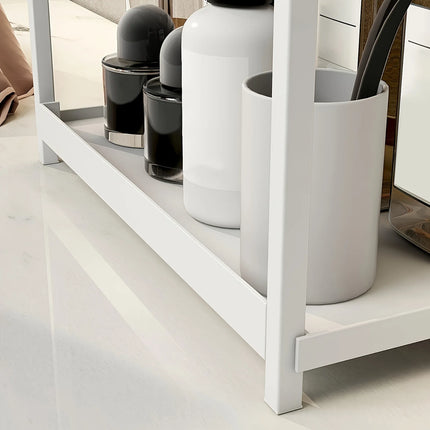 Countertop Bathroom Shelf, Integrated Vanity Table, Double-layer Skin Care Rack, Cosmetics Organizer for Home & Office Daily Use