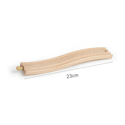 Wooden Track Accessories Beech Wood Railway Train Track Bridge Connector Toys Fit Thomas Wooden Train For Children Birthday Gift