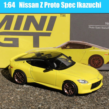 MiniGT 1/64 Scale  Nissan Skyline GTR Racing Z Honda Civic Cadillac V 911 GT3 McLaren Datsun 510 Pickup Truck  Car Model Toy