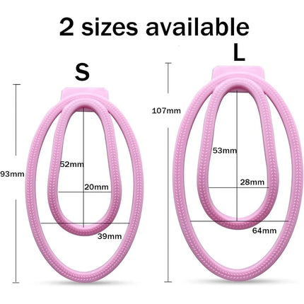 Sissy Hollow Fufu Clip Penis Hide Lock Chastity Lock Male Urethral Chastity Device Pussy Training Clip Cock Cage Sex Toy for Men