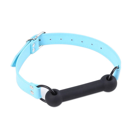 Professional Pony Play Bit Gag Silicone Mouth Restraint Red Stitch Leather Strap BDSM Bondage Slave Role Play Adult Fetish Toy