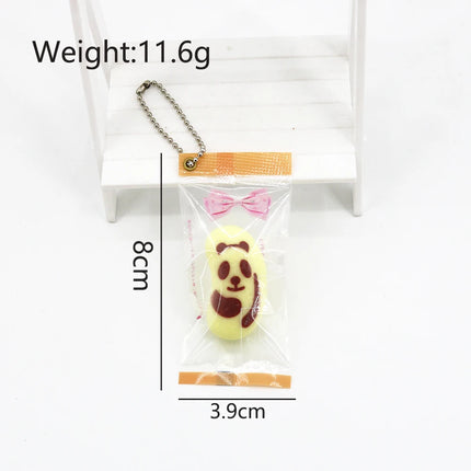 Cross-border new Japanese imitation banana resin key chain, candy snack pendant, Tokyo, gifts, Pendant