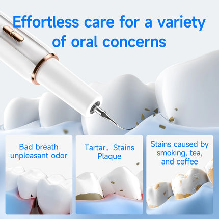 Electric Ultrasonic Dental Cleaner with  5 Modes Calculus Oral Tartar Remover Tooth Stain Cleaner Teeth Whitening Oral Care