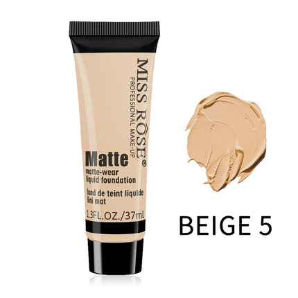 Matte Liquid Foundation Concealer BB Cream Silky Moisturizing Long-wearing Face Contouring Brighten Skin Tone Makeup Waterproof