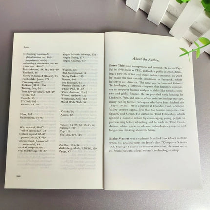 Zero To One By Peter Thiel with Blake Masters Notes on Startups How To Build The Future Encourage Books Livros