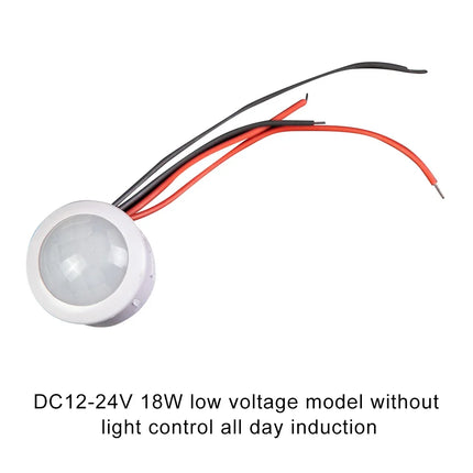 LED PIR No Adjustable Delay Human Body Infrared Detector IR Infrared Motion Sensor Light Switch For Home AC110-240V DC 12V-24V