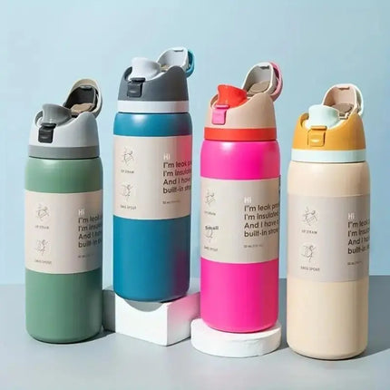 Vacuum Flasks & Thermoses Water Bottle Drinkware Thermo Tumbler Stainless Steel Thermal Mug Original Cold Hot Coffee