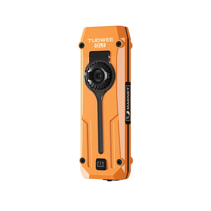 Rechargeable EDC Flat Pro Flashlight with Red Laser, RGB light, UV And LED Combo, Portable Pocket Lights, Outdoors Emergency