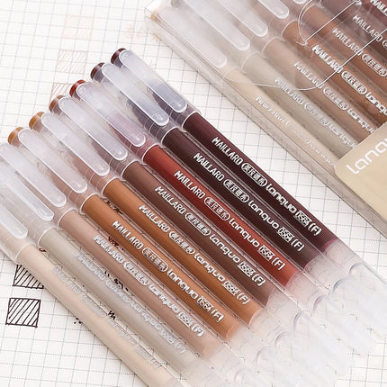 Color Gel Pen Set Kawaii Stationery Student Diary Pen Journaling Note Handbook Pen Color Gel Ink Pens Markers School Supplies