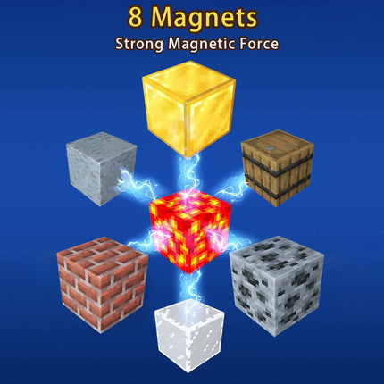 50-Piece Montessori Magnetic Blocks + Figure