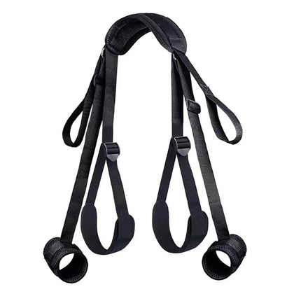 Restraint Erotica Binding Sex Forced Split Leg Straps Neck Wrist Bdsm Bondage Set Sex Toys For Woman Couples Product No Vibrator