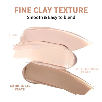 Undereye Color Correction Concealer Fine Clay Texture Brightening Smoothing Skin Waterproof Moisturizes Quick Cover Dark Circles