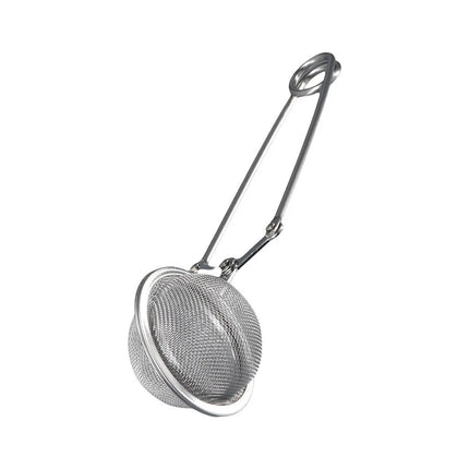1PC Creative Stainless Steel Tea Ball Infuser Filter Squeeze Leaves Herb Mesh Strainer Tea Infuser Reusable Teapot Gadgets