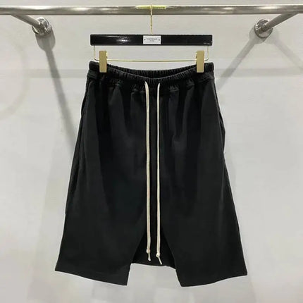 HKSH Summer New Men's Tide Y2K Original Design High Street cotton Fashion Punk Dark Casual Loose Cropped Pants Shorts Ins HK5611