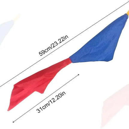 2pcs Magic Scarf Color Changing Hanky Props Scarf Handkerchief Hanky Street Magic Trick Props Gift for Kids Adult Party Favors