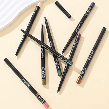 Glitter Aurora Eyeliner Pen Multi Chrome Eye Liner Lasting Shiny Metallic Eyeshadow Lying Silkworm Green Purple Makeup Pigment