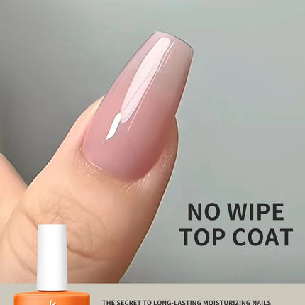 Tonitu G 7ml Nail Gel Top Coat Base coat No Wipe UV LED Varnish Sealing Shining Clear nails art for professionals