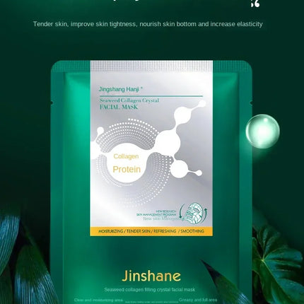 Tiktok Hot Sale Seaweed Collagen Filling Crystal Mask Replenishing Fruit Jelly Skin Transparent Mask Skin Care Masque
