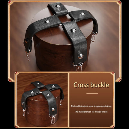 Bdsm Bondage Set Restraint Adult Game Handcuff Neck Collar Wrist Mouth Gag Strap Fetish SM Sex Toys for Woman Couples Product