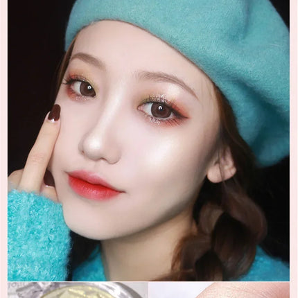 6 Colors Diamond Highlighter Powder Palette Glitter Face Contour Brighten Makeup Shimmer Ultra-concentrated Illuminate Cosmetic