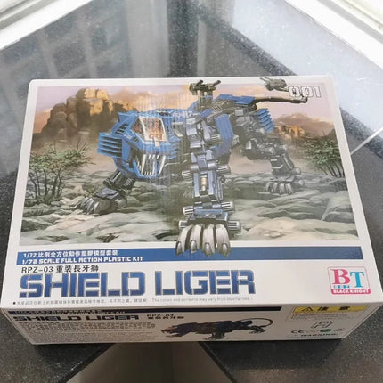 BT Model Building Blocks ZOIDS RPZ-03 Shield Liger 1:72 Scale Full Action Plastic Kit Assemble Collection Model Birthday Gifts