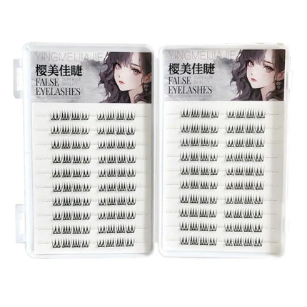U Shape Glue-free False Eyelashes Large-capacity Korean-style Transparent Single Cluster Eyelash Extension Daily Makeup Lashes