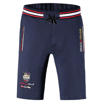 New Summer Elastic Waist Men Shorts Sports Bruce&Shark Casual Fashion Men Gym Pants Short Breathable Fitness Jogging Shorts Big