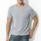 Gray blue V neck / XXL