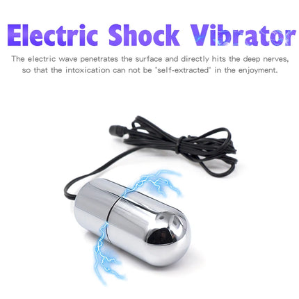 Electric Shock ButtPlug Dildo Metal anal Plug Woman G-spot Massager Masturbation Vaginal Stimulation Exotic Accessories Sex Toys