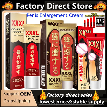 20g/30ml Penile Enlargement Cream Effectively Erection Thickening Enhance Delay Big Penis Extension Growth Cream for Men