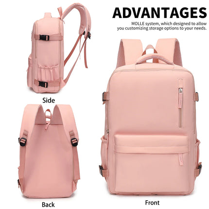Travel Backpack for Men and Women, Large Capacity Backpack for Short-Distance Business Trips, Lightweight Luggage Backpack
