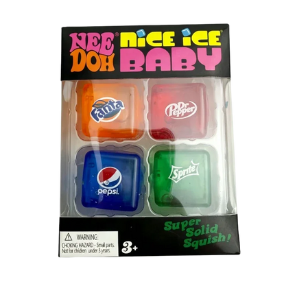 @Schylling Needoh Nice Cube Sensory Nice-Sicle Stress Relief Squishy Cube Anti-Anxiety Squeeze Object For Focus ADHD Population