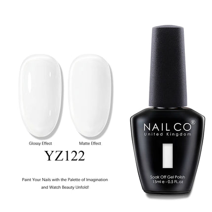 NAILCO 15ml Brown Nails Art Red Color Gel Nail Polish Semi-permanent UV Gel Polish Coffee Manicure Chocolate Hybrid Nail Varnish