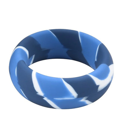 Big Size Silicone Cock Rings For Men Scrotum Testis Restraint Male Delay Ejaculation Penis Lasting Erection Adult Games Reusable