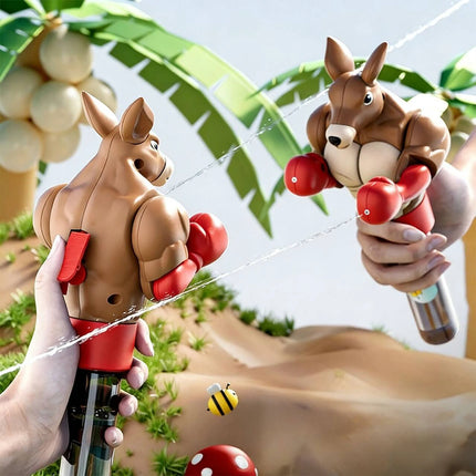 Creative decompression boxing kangaroo water gun fun and funny summer water play toy