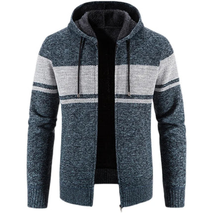 LEGIBLE 2025 Men's Sweaters Autumn Winter Wool Zipper Cardigan Sweaters Man Casual Knitwear Sweatercoat Male