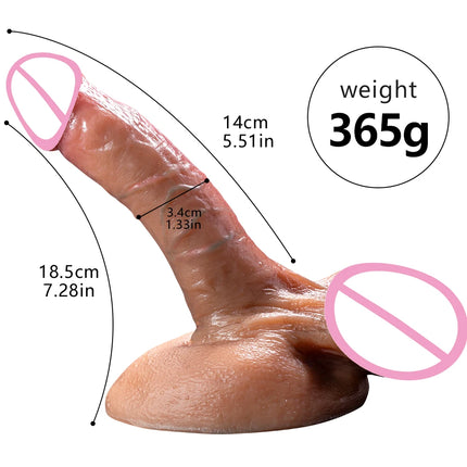 8.5 inch Skin Feeling Big Penis Dick Realistic Dildos Female Masturbator Silicone Soft Dildo Suction Cup Sex Toys for Women Men