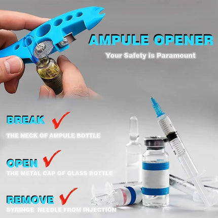 1Pc Nurse Ampoule Bottle Opener Creative Handle Cutting Device Medical Grinding Wheel Bottle Breaker Medical Tool