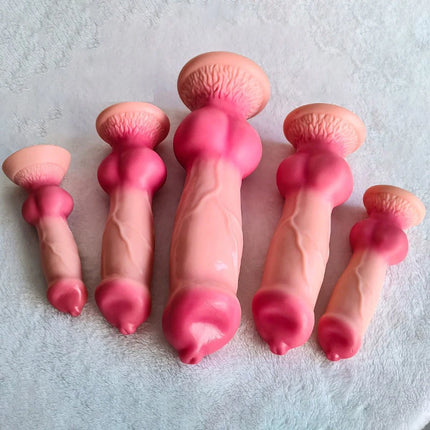 Realistic Dog Dildo Big Butt Anal Plug Vaginal Masturbation Adult Sex Toy Suitable For Male And Female Huge Monster Horses Penis