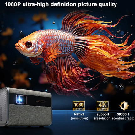 DITONG 2026 NEW  J10 projector Native 1080P Autofocus 4k HD video outdoor mobile phone Android smart home theater LED projector