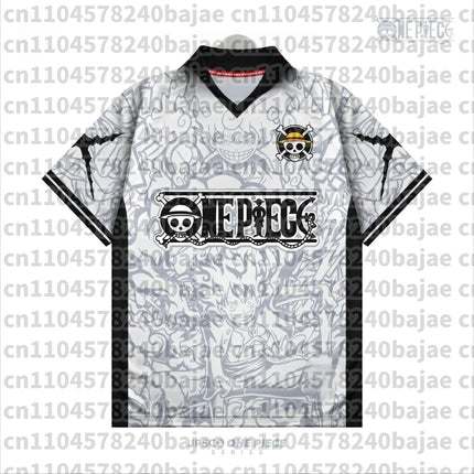 2026 One Piece Luffy Anime T-Shirt Vintage Baseball Jersey Style Men Women 3D Full Print Y2k Streetwear Harajuku Graphic Tee