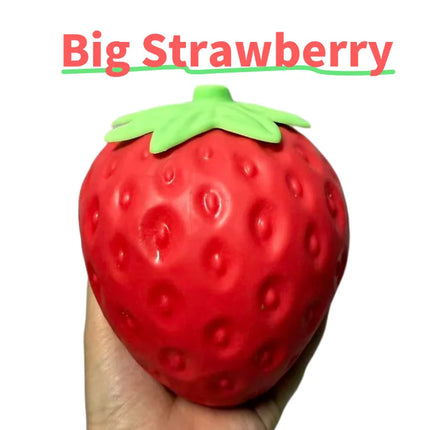 Super Jumbo Strawberry Squishy Slow Rising Antistress for Adults Anti-Anxiety Fidget ToyOffice Fidge Squeeze with Friends Gifts