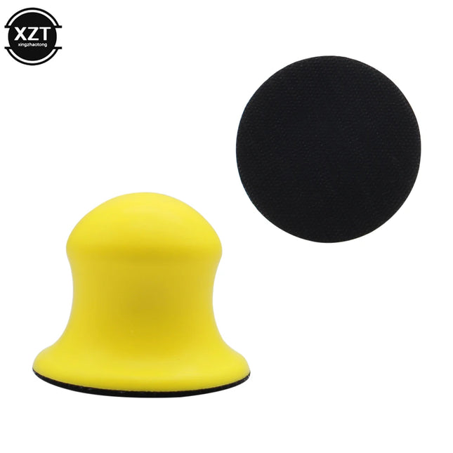3Inch 75MM Hand Sanding Block Back-up Sanding Pads for Sandpaper Sanding Discs Holder for Woodworking Manual Polishing Hook-Loop