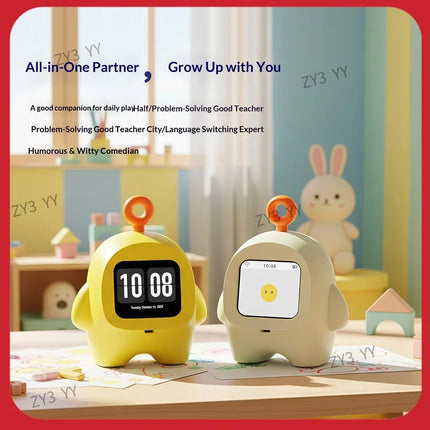 Hot New Releases  AI Smart Robot Voice Dialogue Kids Companion Educational Clock Learning Toy Ideal Birthday Gift For Children