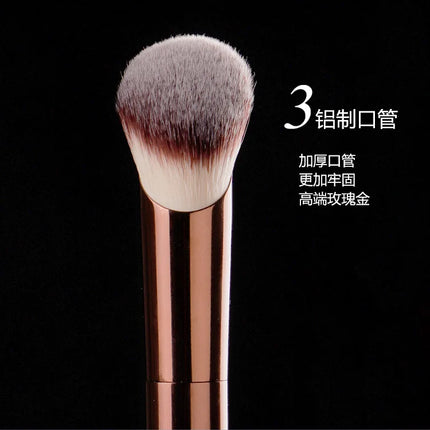 1pc Quick Angled Foundation Makeup brushes Concealer Liquid Foundation Make up brush exquisite Beauty tool Metal Handle