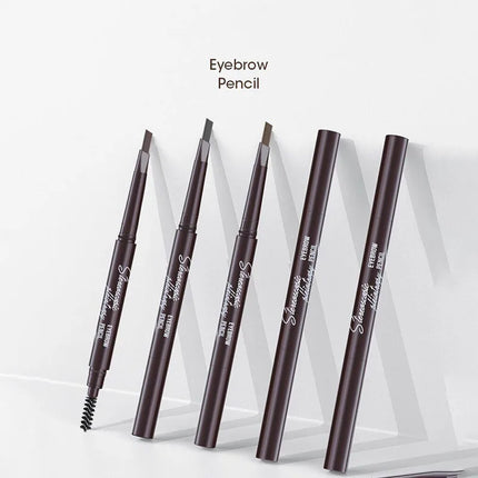 Waterproof Double-Headed Eyebrow Cosmetics Pencil 5 Colors Natural Long-Lasting Makeup Tattoo Paint for Eyebrows